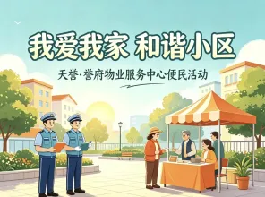 “我爱我家、和谐小区”便民活动