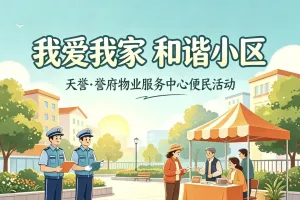 “我爱我家、和谐小区”便民活动