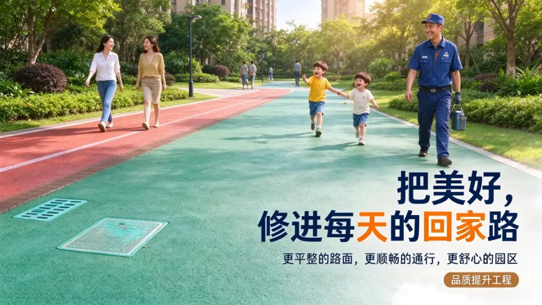 龙城名邸小区路面翻新施工3.webp